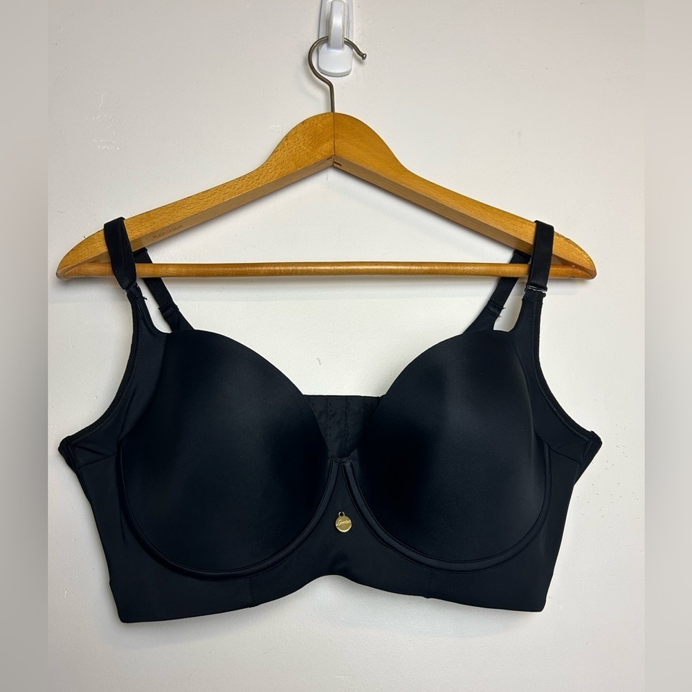Leonida Bra Black Women Comfortable Underwired Plus Size 40 lightweight